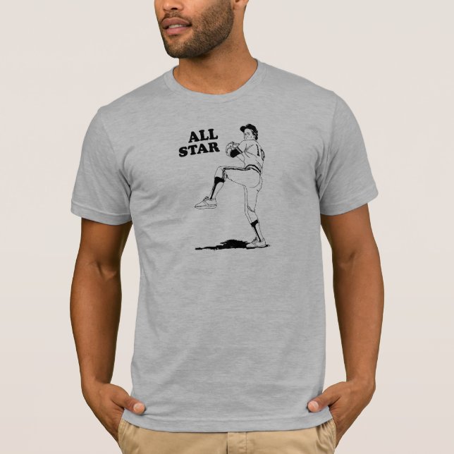 Alle Star Pitcher T-Shirt (Vorderseite)