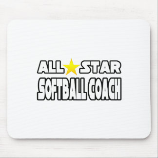 Alle Star Softball Coach Mousepad