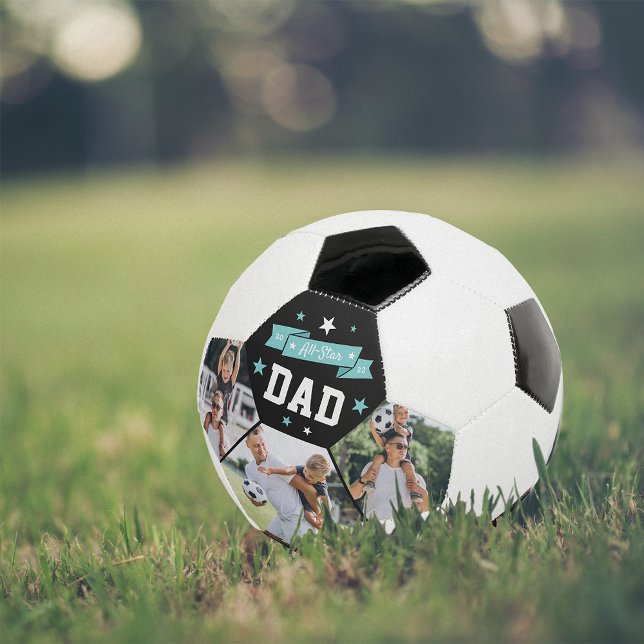Alle Star Vater Custom Foto Fußball (Von Creator hochgeladen)