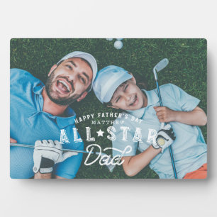 Alle Star-Vater   Glückliches Vatertag Volles Foto Fotoplatte