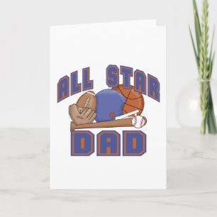 Alle Star Vater SPORTS Karte