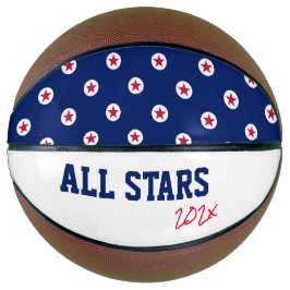 Alle Stars Sportteam Red White Blue Awards Basketball