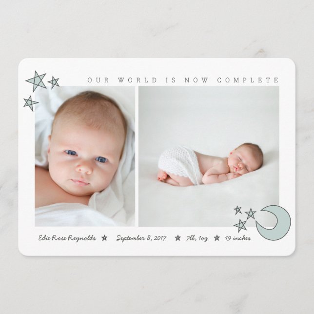 alle Sterne in der Himmelsminte Ankündigung (Vorderseite)