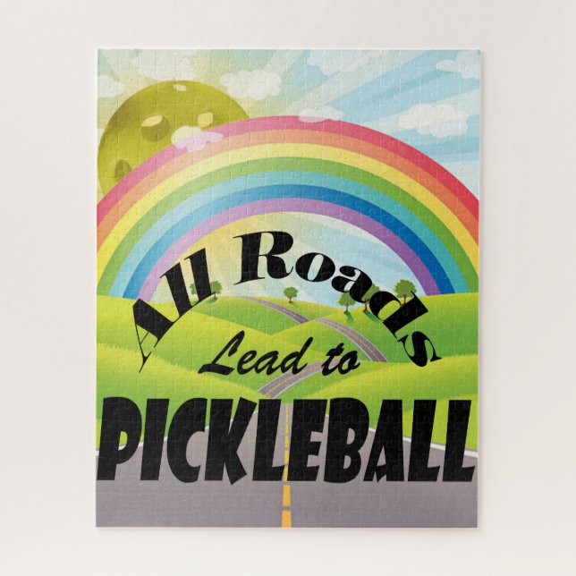 Alle Straßen führen zum Pickleball (Vertikal)