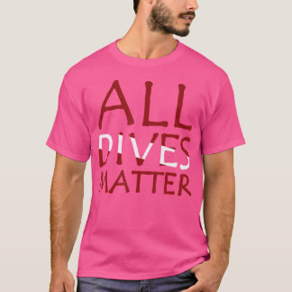 Alle Tauchgänge Matt Funny Open Water Diver Flag S T-Shirt