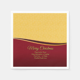 ALLE Text Organisation Weihnachtscocktail ändern Serviette