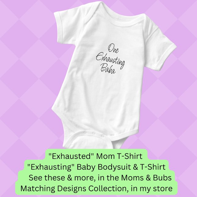 ALLE Texte ändern - Ein auslaufendes Baba, Mama Bu Baby Strampler (Von Creator hochgeladen)