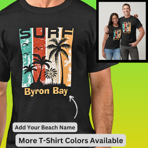 Alle Texte bearbeiten - Sunset Palms mit Namen für T-Shirt