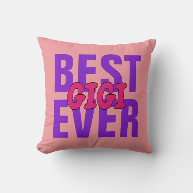 ALLE Texte BEST Gigi Mimi Nanna EVA ändern Kissen (Vorderseite)