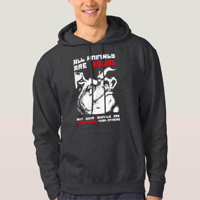 Alle Tiere sind gleich 1 Hoodie (Vorderseite)