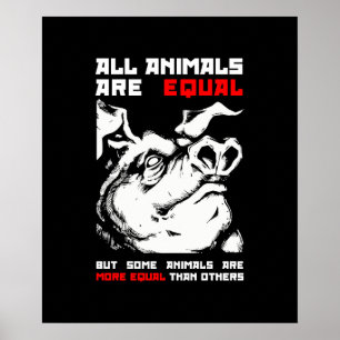 Alle Tiere sind gleich 1 Poster