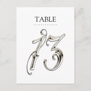 Alle Tischnummern Extravagant