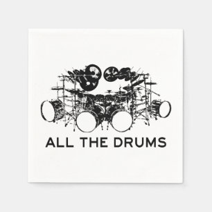 Alle Trommler Napkins Serviette