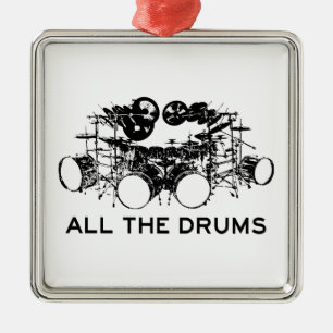 Alle Trommler Ornament Aus Metall