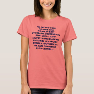 ALLE TROOPS HOMENO MEHR WARWE SIND IN DEBTAFFORDA. T-Shirt