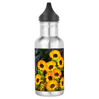 **ALLE ÜBER SONNENBLUMEN** WASSERFLASCHE