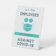 Alle unsere Mitarbeiter sind geimpft Covid-19 Whit