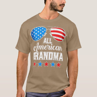 Alle US-amerikanische Oma-Fahne für 4. Platz T-Shirt