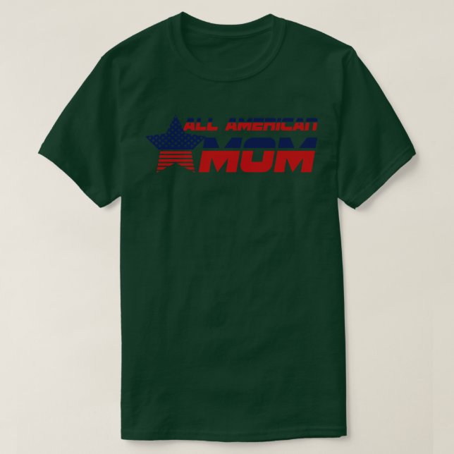 Alle US-Flaggensonnenbrillen der amerikanischen MA T-Shirt (Design vorne)