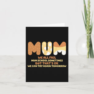 Alle Versagt Mama School Mama gibt Mother Day Mama Karte