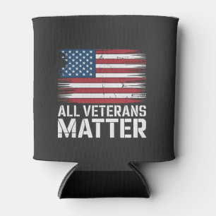 Alle Veteran Matter American 4. Juli Patriotic Dosenkühler