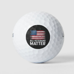 Alle Veteran Matter American 4. Juli Patriotic Golfball
