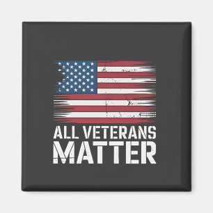 Alle Veteran Matter American 4. Juli Patriotic Magnet