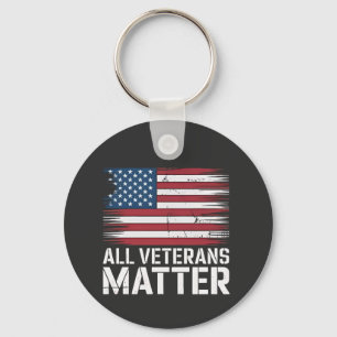 Alle Veteran Matter American 4. Juli Patriotic Schlüsselanhänger