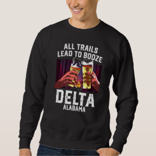Alle Wege führen zur Ankurbelung des Delta-Camping Sweatshirt