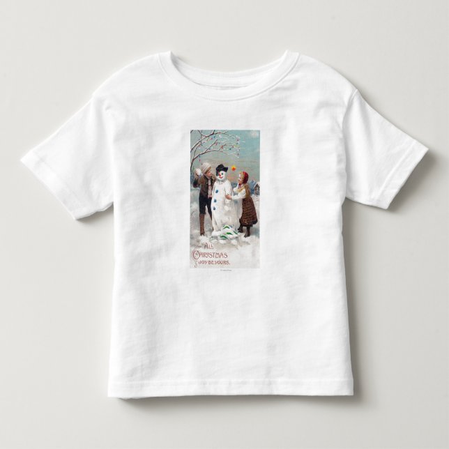 Alle Weihnachtsfreude ist- Ihre Kleinkind T-shirt (Vorderseite)