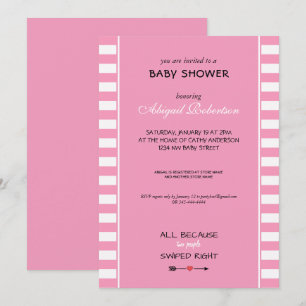 Alle, weil zwei Leute die richtige Babydusche rein Einladung