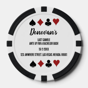 Alle Wetten Off: Brocation Bachelor Party Pokerchips