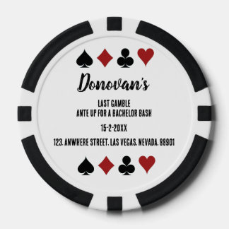 Alle Wetten Off: Brocation Bachelor Party Pokerchips