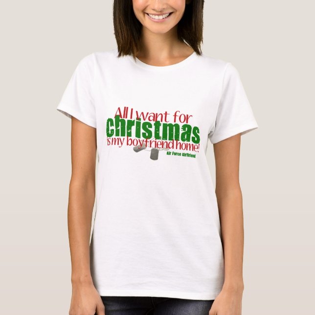 Alle will ich Luftwaffen-Freundin T-Shirt (Vorderseite)