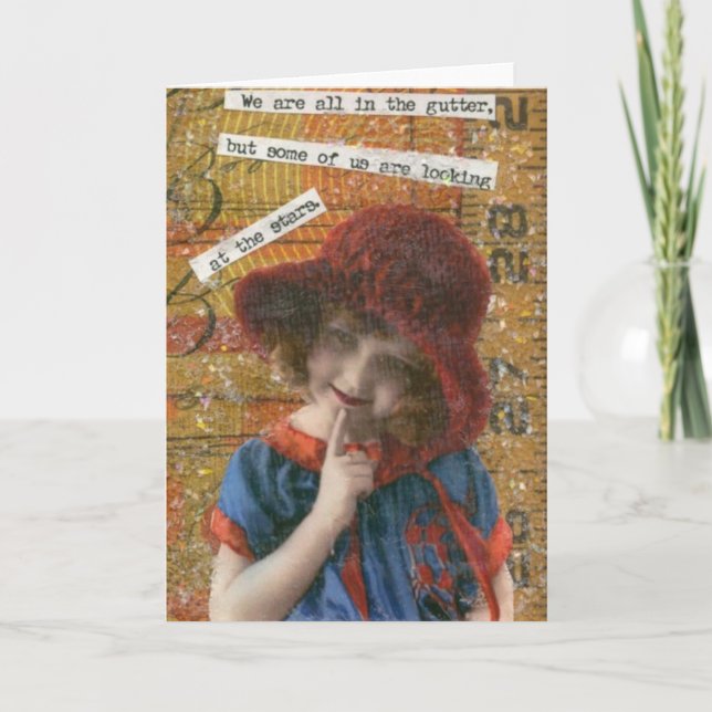 Alle wir sind in der Gosse Karte (Vorderseite)