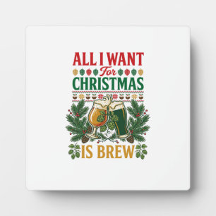 Alle wollen Weihnachtsbrau-Biergläser Fichten Hopf Fotoplatte