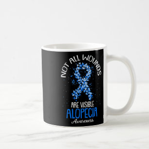 Alle Wunden sind sichtbar Alopezie Bewusstsein 1 Kaffeetasse