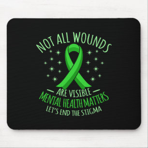 Alle Wunden sind sichtbare psychische Bewusstseins Mousepad