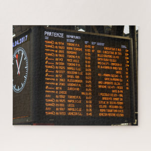 Alle Züge an Bord - Fahrplan Italien - 16 x 20 Zol