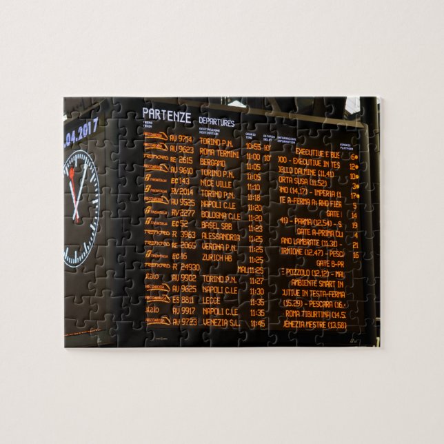 Alle Züge an Bord - Italienischer Zugfahrplan - 8  (Horizontal)