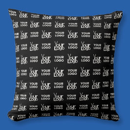 Alle zwei Logos oder Bilder, die sich wiederholen Kissen