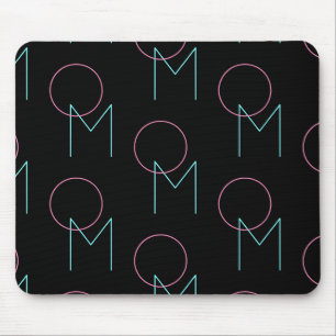 Alle zwei modernen gepolsterten Initialen sind sti Mousepad