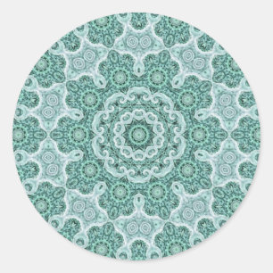 alléchant en autocollant turquoise