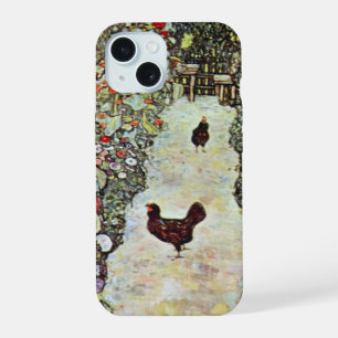 Allée de jardin avec poules, Gustav Klimt, Art nou
