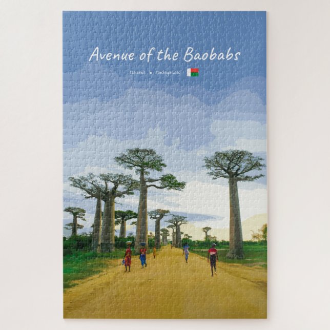 Allee der Baobabs, Madagaskar - Landschaft (Vertikal)