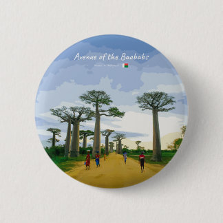Allee der Baobabs, Madagaskar - Landschaft Button