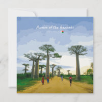 Allee der Baobabs, Madagaskar - Landschaft