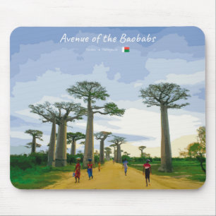 Allee der Baobabs, Madagaskar - Landschaft Mousepad