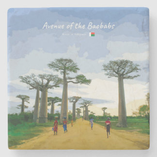 Allee der Baobabs, Madagaskar - Landschaft Steinuntersetzer