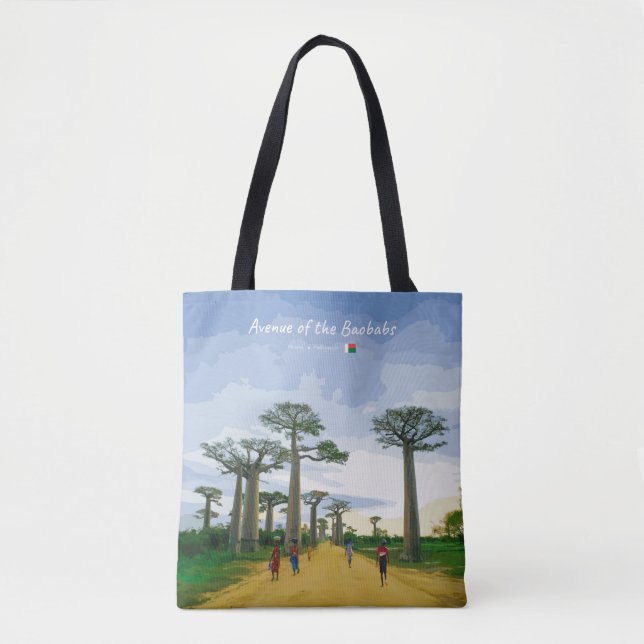 Allee der Baobabs, Madagaskar - Landschaft Tasche (Vorderseite)